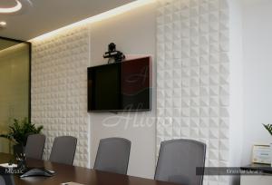 Гипсовые 3d панели Alivio серии Mosaic для  отделки стен, 3д панель, 3d wallpanel, 3d wall производитель цена купить Украина    alivio.com.ua